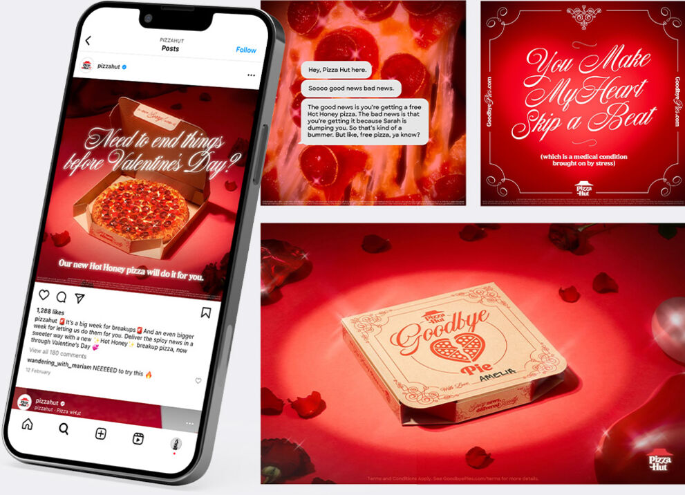 Pizza Hut Will Deliver Break-Up Pizzas for Valentine's Day